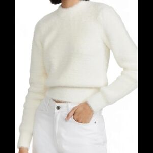 Alexander Wang Cream Crew Neck Sweater